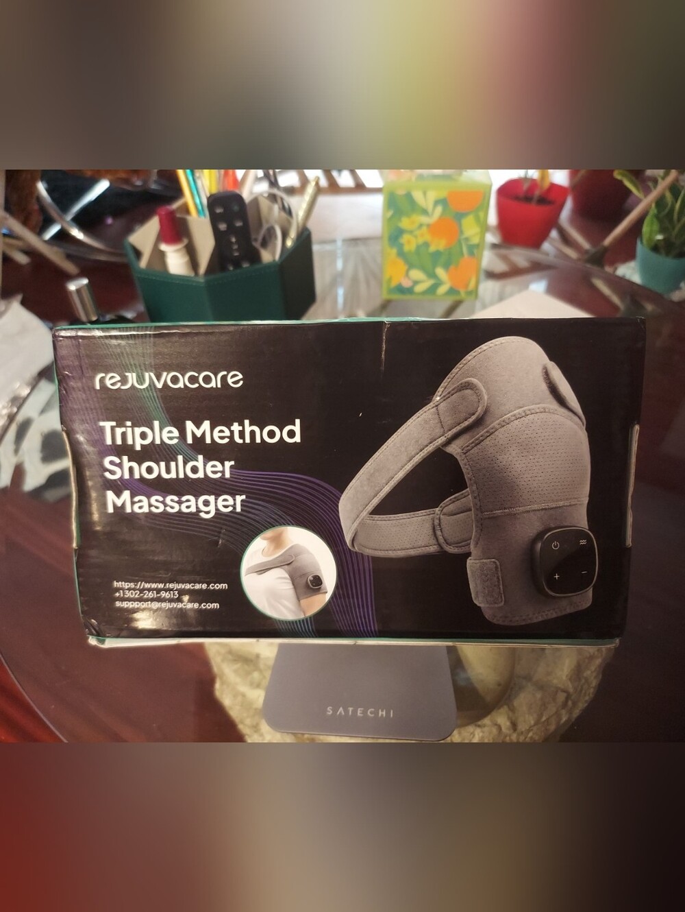 Rejuvacare Shoulder Vibration+Heat Massager Rotator Cuff Joint Pain NIB